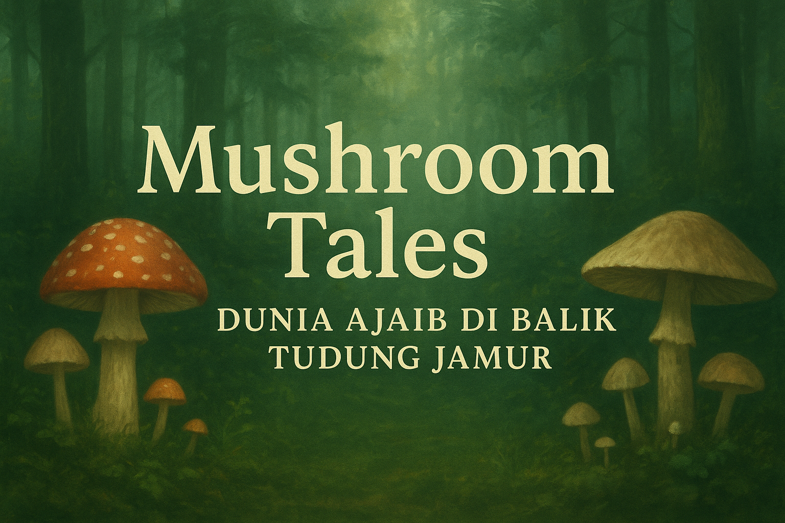 🌿 Mushroom Tales | Dunia Ajaib di Balik Tudung Jamur