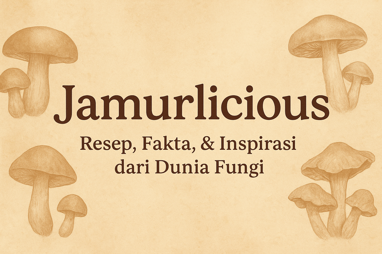 🍽️ Jamurlicious | Resep, Fakta, & Inspirasi dari Dunia Fungi